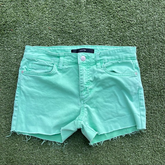 Joe's Jeans Shorts Green size 26 Preowned great condition casual summer Vegas* - Picture 8 of 8